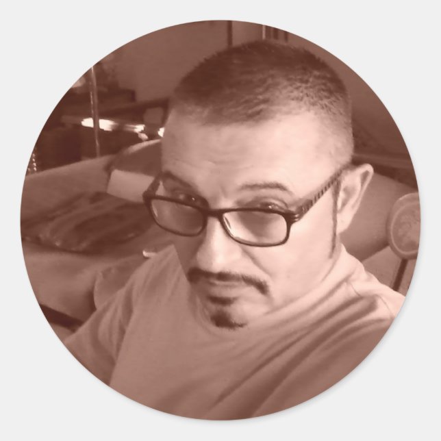 Redondo adesivo Mark Edward Westerfield (Frente)