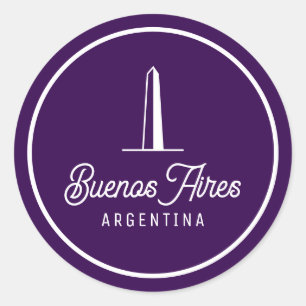 Redondo Adesivo Minimalista e Elegante Buenos Aires, Argen