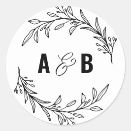 Redondo Adesivo MONOGRAM personalizado