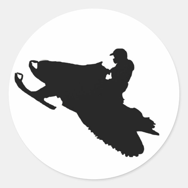 Redondo adesivo movível a neve (Frente)