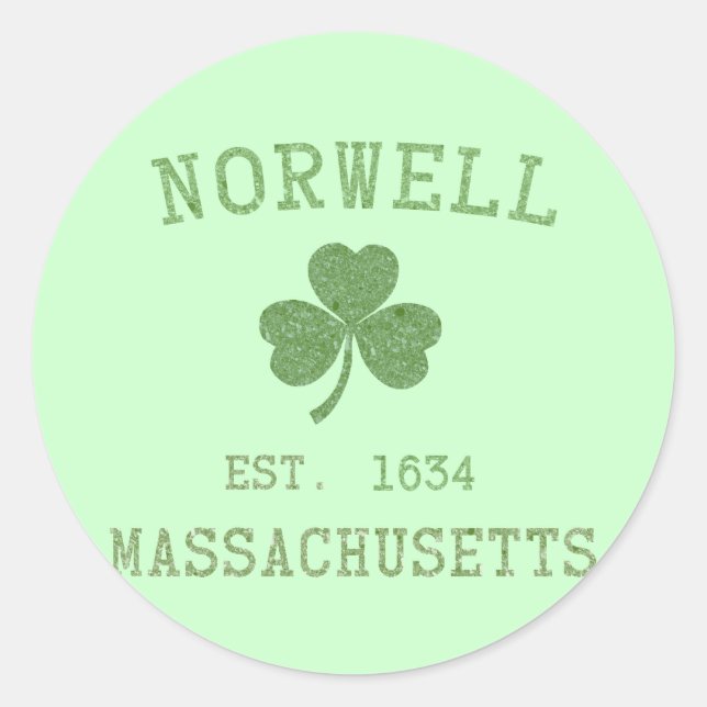 Redondo Adesivo Norwell MA (Frente)
