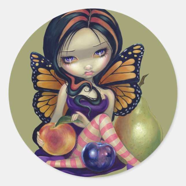 Redondo Adesivo "Peach, Plum, Pear" (Frente)