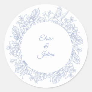 Redondo Adesivo Personalizado de Porcelana Meadow Chinoise
