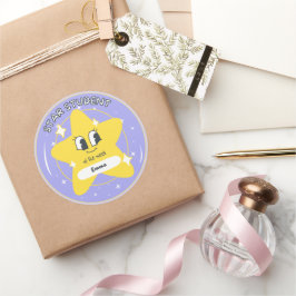 Redondo Adesivo Personalizado – Mensagem Especial para Emm