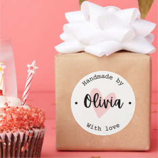 Redondo Adesivo Personalizado – Mensagem Especial para Olí