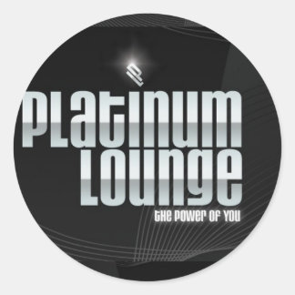 Redondo Adesivo Platinum Lounge (preto)