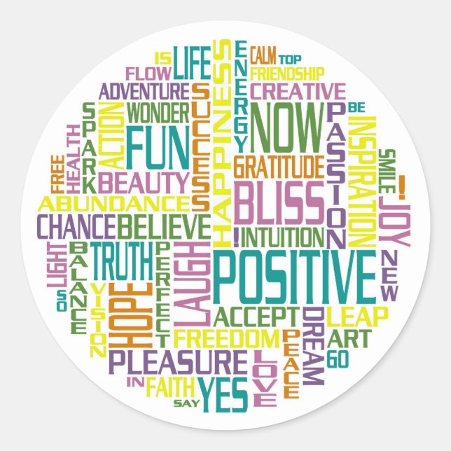 Redondo Adesivo positivo (Frente)