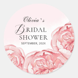 Redondo Adesivo Quadrado de Chuveiro de Noiva Moderna