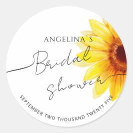 Redondo Adesivo Quadrado de Noiva Moderna 