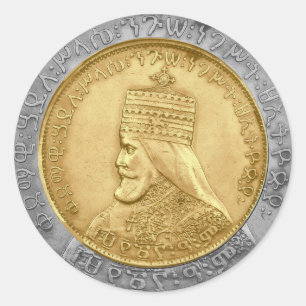 Redondo Adesivo Raízes Reais Haile Selassie Jah Rastafari