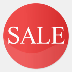Redondo Adesivo Red Sale para Empresas