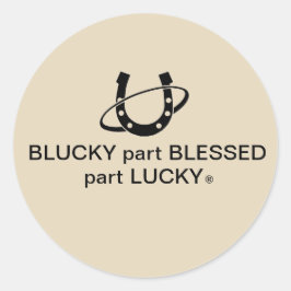 Redondo Adesivo redondo, brilhante, grande 3 polegadas (6 