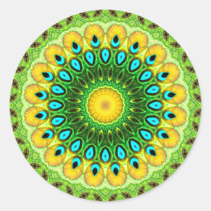 Redondo Adesivo Resycle Peacolia