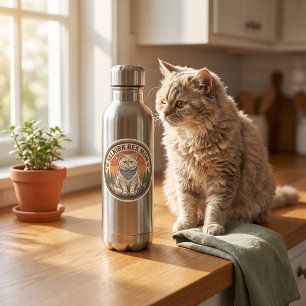 Redondo Adesivo Selkirk Rex Presente para Mãe de Gato