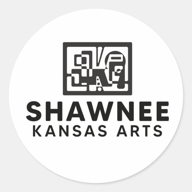 Redondo Adesivo SKA BW (Frente)