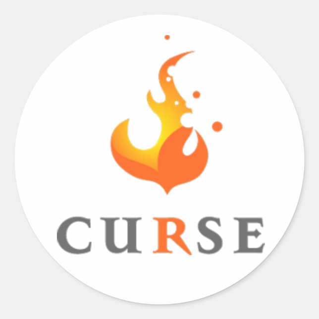 Redondo Adesivo - Team Curse (Frente)