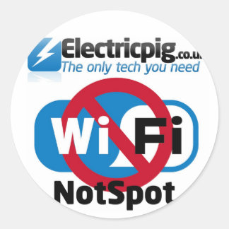 Redondo Adesivo Wi-Fi nãoSpot