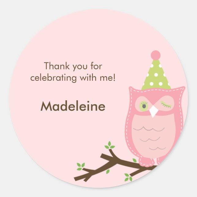 Redondo Adivinha Quem? Favor do adesivo ou selo do envelop (Frente)