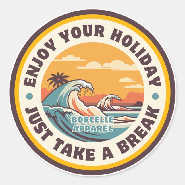 Redondo Adventure Aguarda o adesivo (Frente)