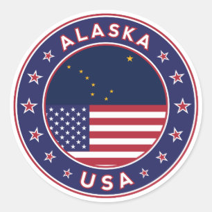 Redondo Alaska, camiseta do Alasca, adesivo do Alaska, sac