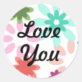Redondo Amo seu adesivo