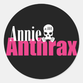 Redondo annie anthrax - adesivo preto