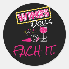 Redondo Apanha-o! Adesivo