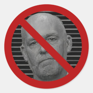 Redondo Apenas diga não ao adesivo Greg