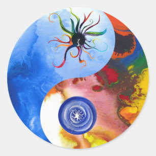 Redondo Archangel Luci & Archangel Michael Yin yan adesivo