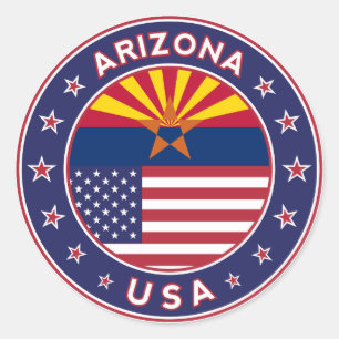 Redondo Arizona, Arizona, poster de Arizona, adesivo