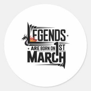 Redondo As Legendas São Nasceres No Adesivo De Marcha De 1