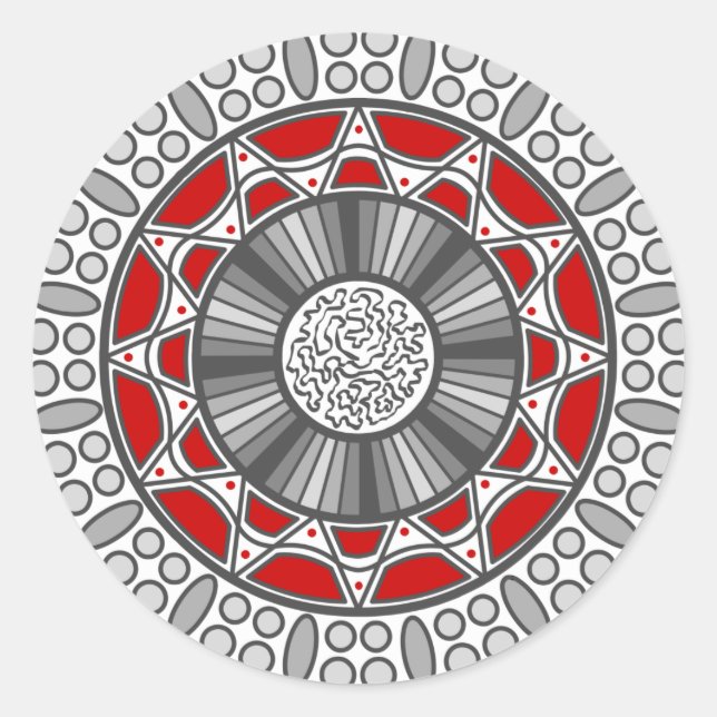 Redondo Aztec atende ao adesivo de Alienígena (Frente)