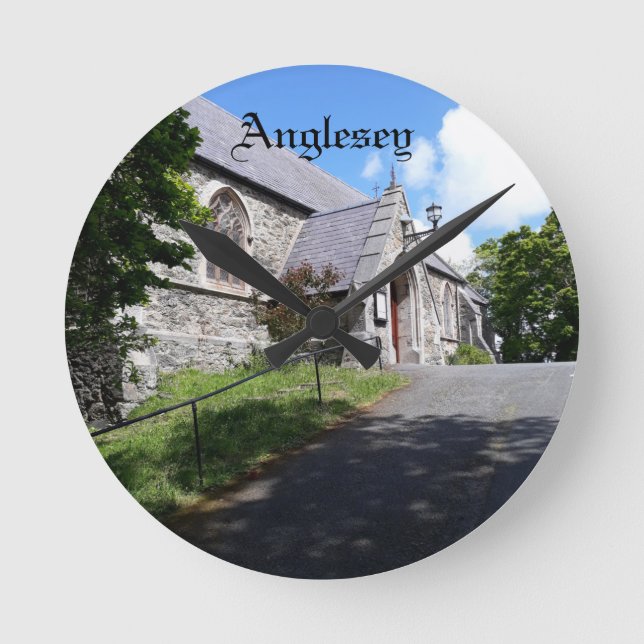 Redondo belo relógio da igreja (Frente)