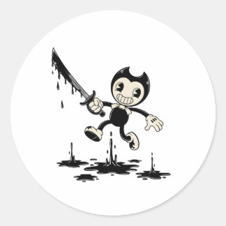 Redondo Bendy e o Adesivo da Máquina de Tinta - G Terror R