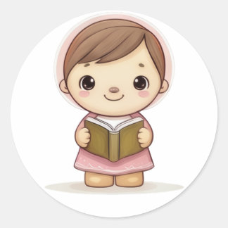 Redondo Bíblia 1 adesivo