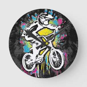 Redondo Bike Clássico Bmx - Relógio Bmx De Estilo Livre Bm