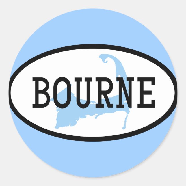 Redondo Bourne, MA Adesivo (Frente)