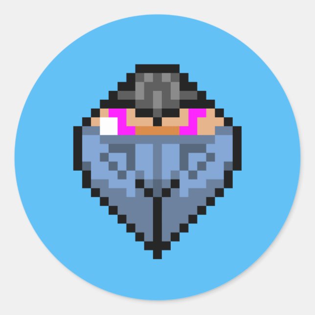 Redondo Bumbum curtido no adesivo de jeans de baixa altura (Frente)