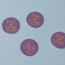 Clássico De Halloween Ou Adesivo De Tratamento