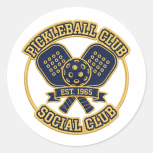 Redondo Clube de Pickleball Fundado em 1965 Adesivo - Vint