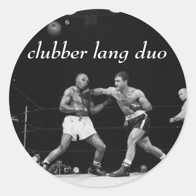 Redondo Coletor adesivo Clubber Lang Duo "molho quebrado" (Frente)