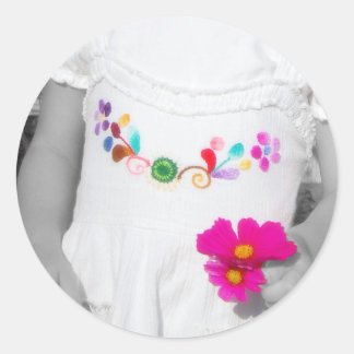 Redondo Coloração do adesivo