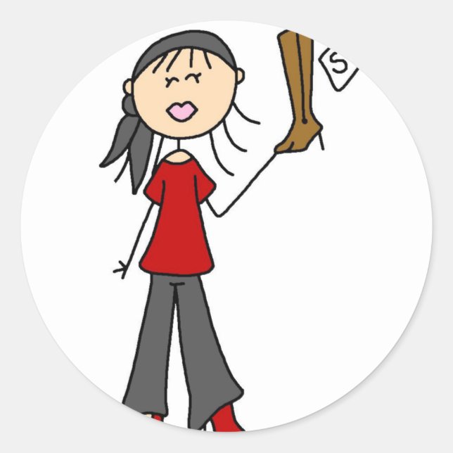 Redondo Comprar no adesivo de venda (Frente)