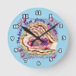 Redondo Coração Dá Relógio