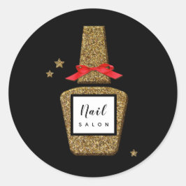 Redondo CORREIO NAIL! Adesivo elegante de envelop elegante