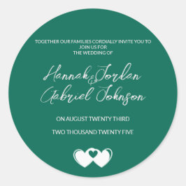 Redondo Criar Adesivo Verde Esmeralda Personalizado