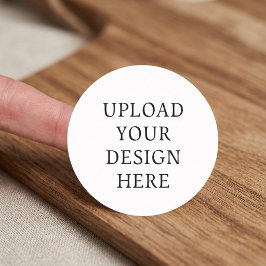 Redondo Crie Seu Próprio Design de Adesivo Personalizado