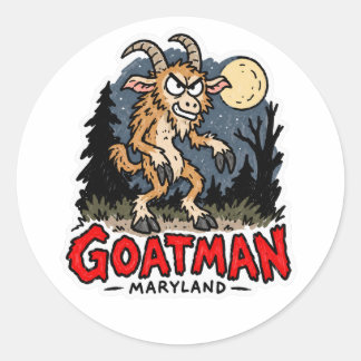 Redondo Criptídeo Goatman Maryland Adesivo