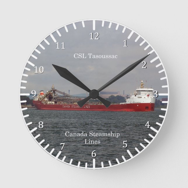 Redondo CSL Tadoussac - relógio vermelho (Frente)