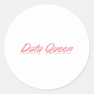 Redondo Data Queen - Clássico Contabilístico com Adesivo R